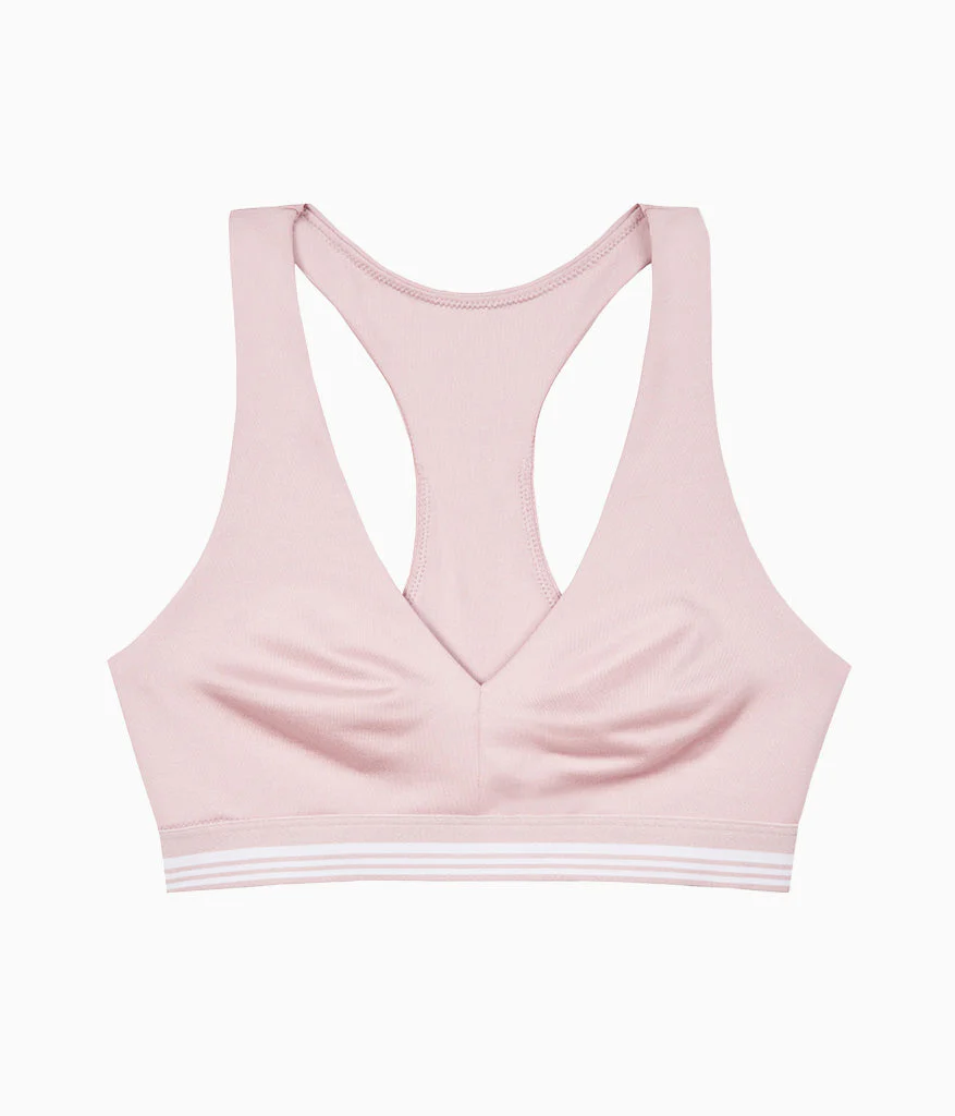b.active Racerback Sport Bralette: Blush Pink - Image 5