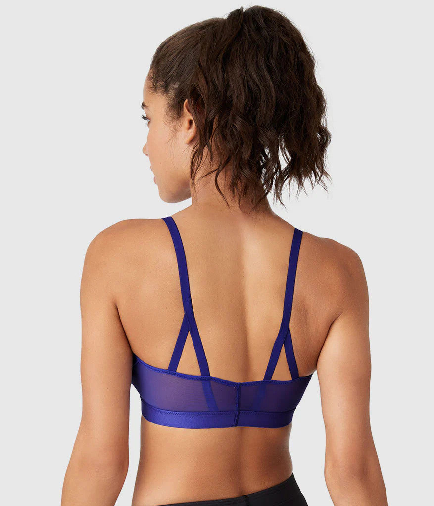 b.active Sport Bralette: Bel Air Blue - Image 2