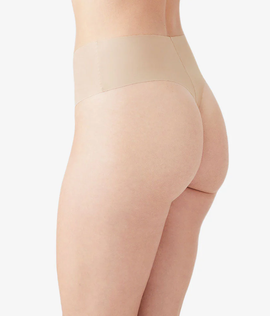 b.bare Hi-Waist Thong: Au Natural - Image 2