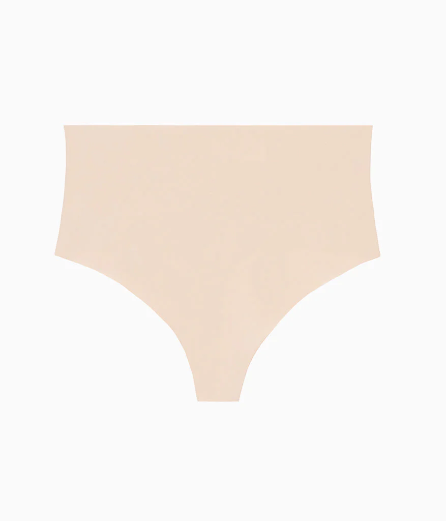 b.bare Hi-Waist Thong: Au Natural - Image 4