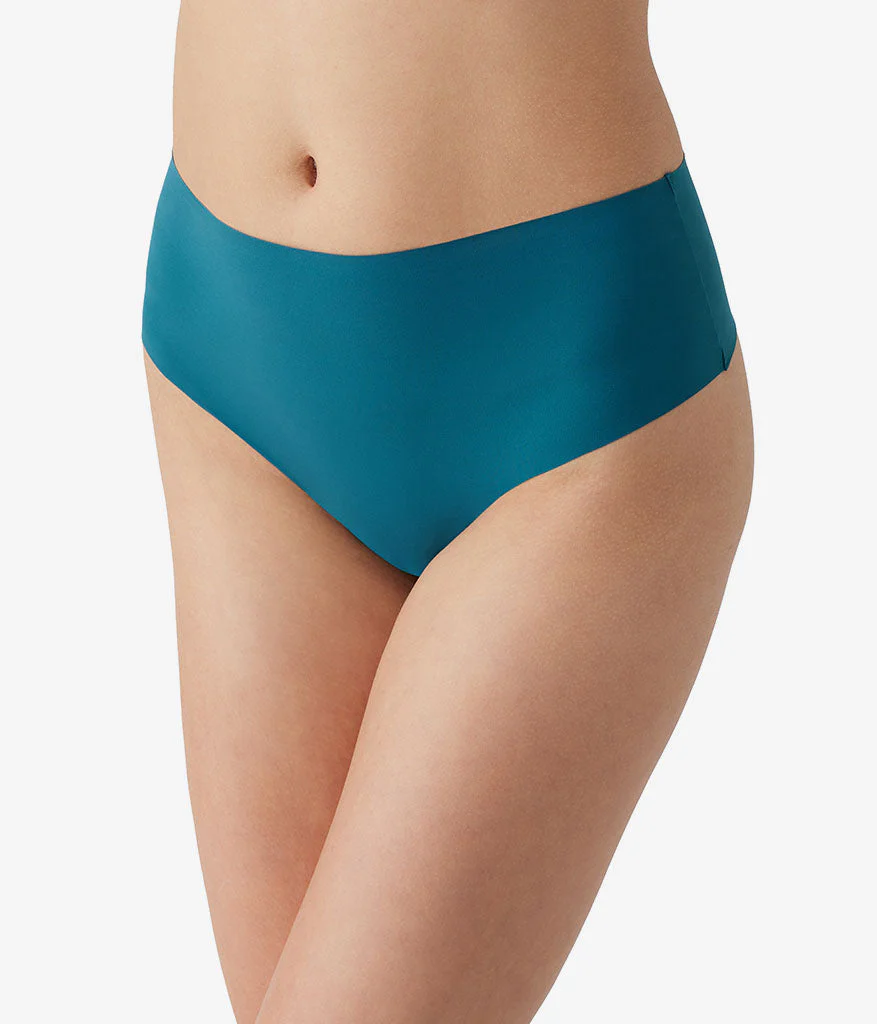 b.bare Hi-Waist Thong: Blue Coral - Image 2