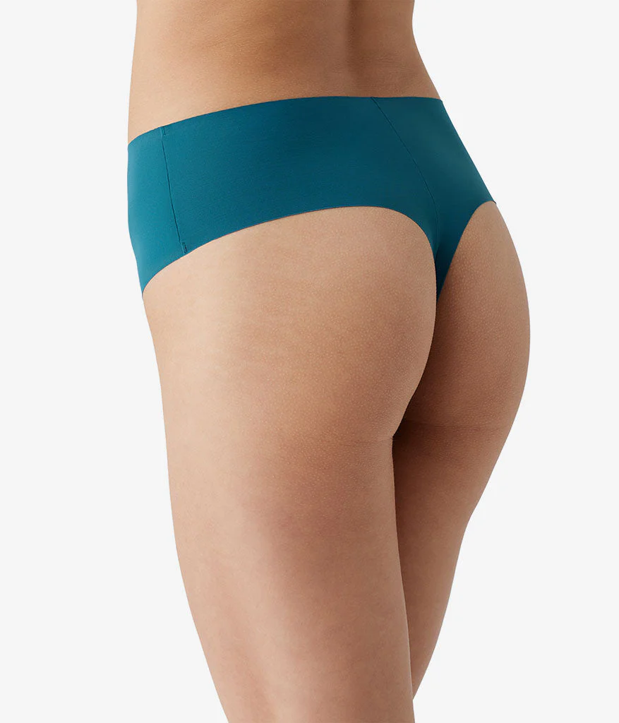 b.bare Hi-Waist Thong: Blue Coral - Image 3