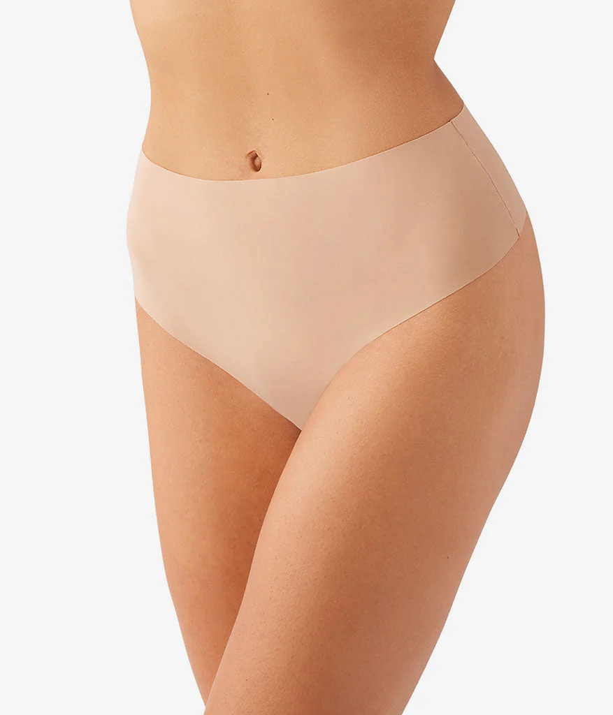 b.bare Hi-Waist Thong: Chai - Image 2