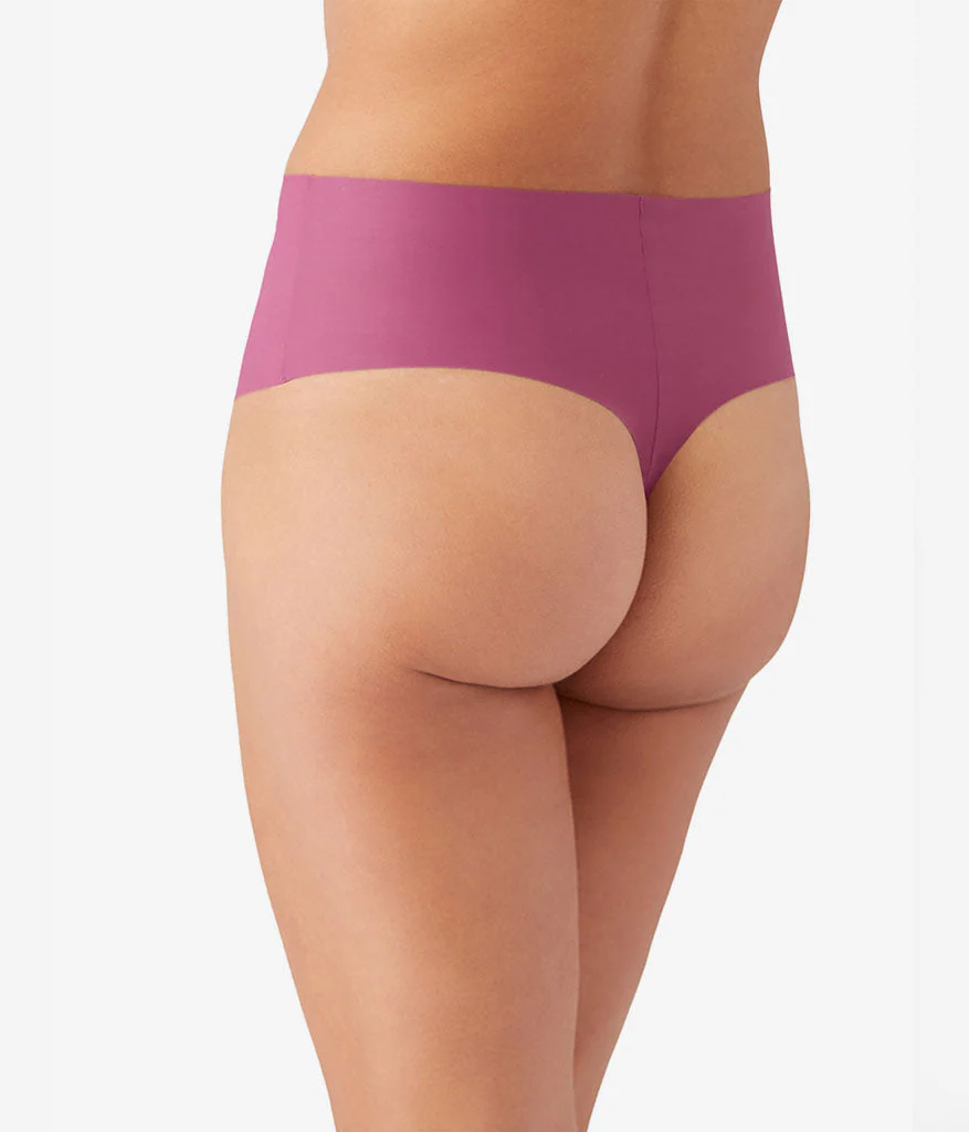 b.bare Hi-Waist Thong: Raspberry Coulis - Image 3