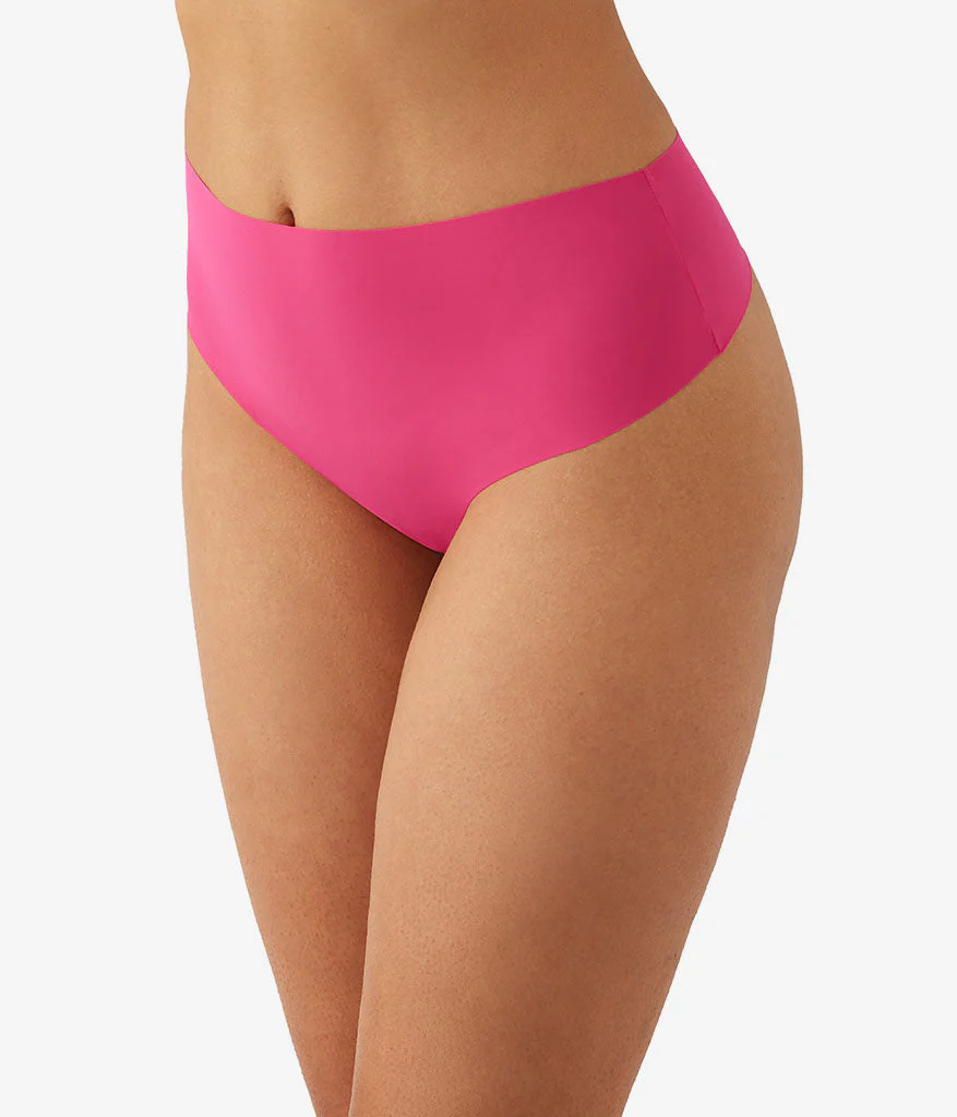 b.bare Hi-Waist Thong: Raspberry Sorbet - Image 2