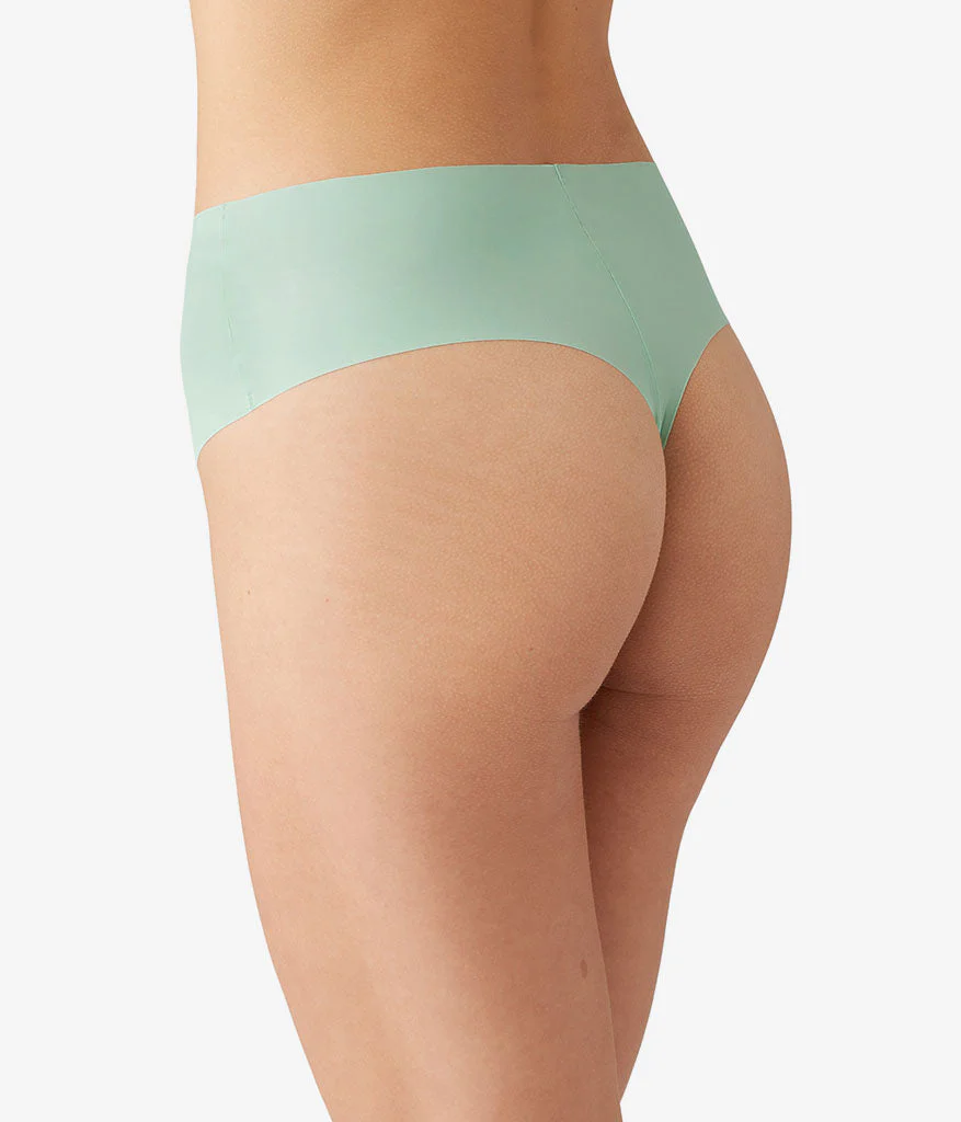 b.bare Hi-Waist Thong: Silt Green - Image 3