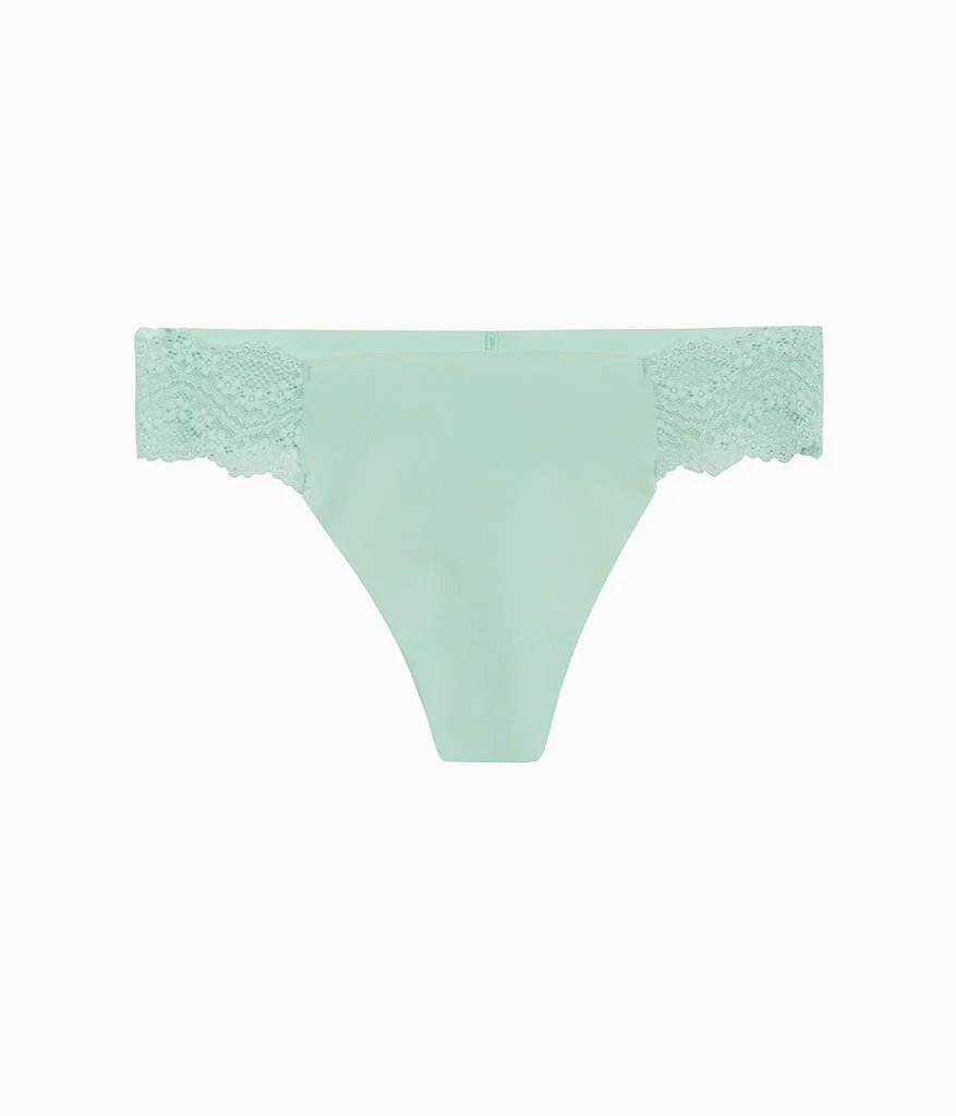 b.bare Hi-Waist Thong: Silt Green - Image 4
