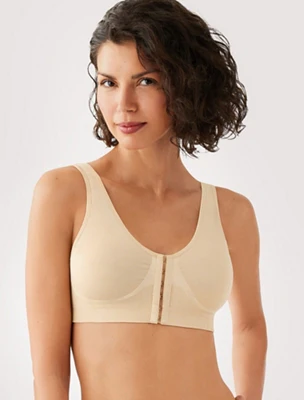 B-Smooth® Front Close Bralette: Black - Image 4