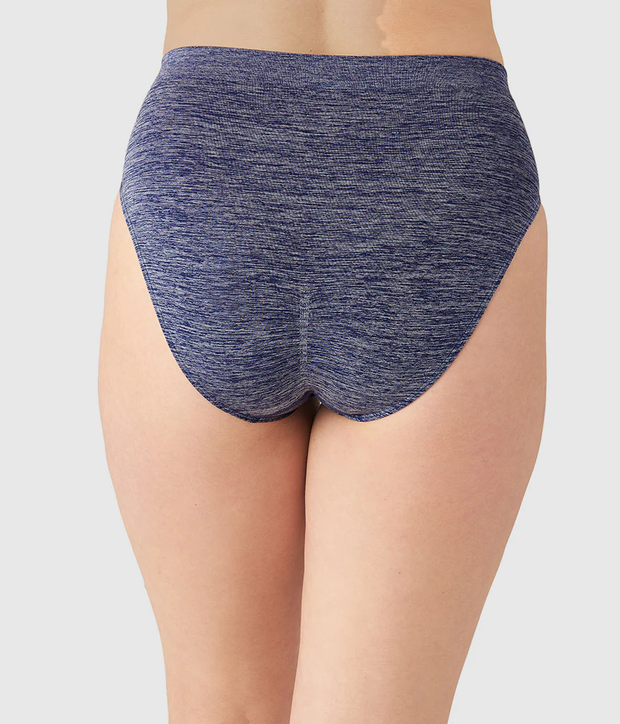 B-Smooth® Seamless Hi-Cut: Patriot Blue Heather - Image 3