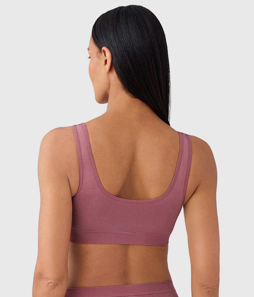 B-Smooth® Wire Free Bralette: Rose Brown - Image 3