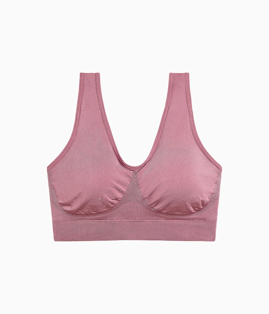 B-Smooth® Wire Free Bralette: Rose Brown - Image 5
