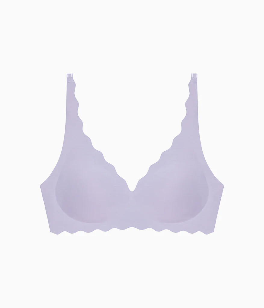 b.wow'd Wire Free Bra: Lavender Gray - Image 7