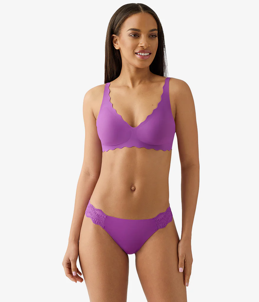 b.wow'd Wire Free Bra: Sparkling Grape - Image 5