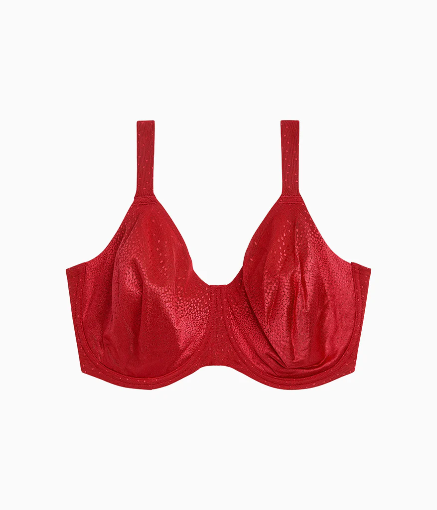 Back Appeal® H-K Cup Underwire Bra: Regina Red - Image 4