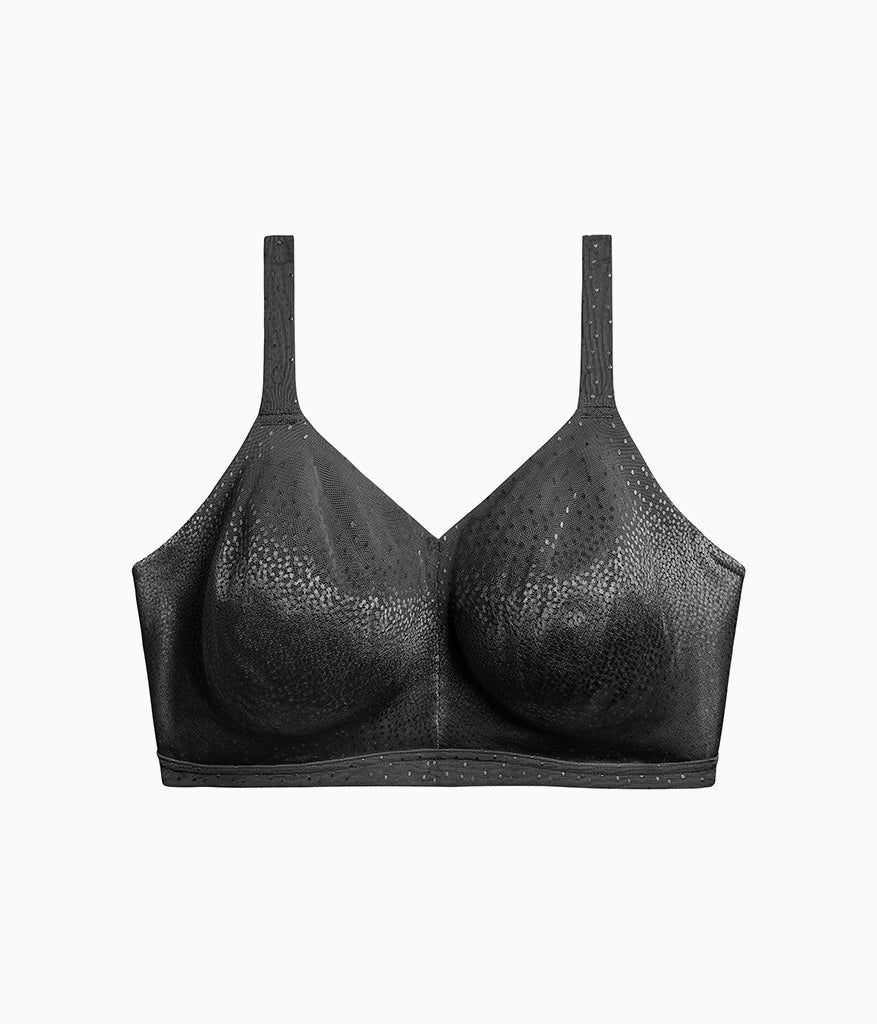 Back AppealĀ® H-K Cup Wire Free Bra: Black - Image 5