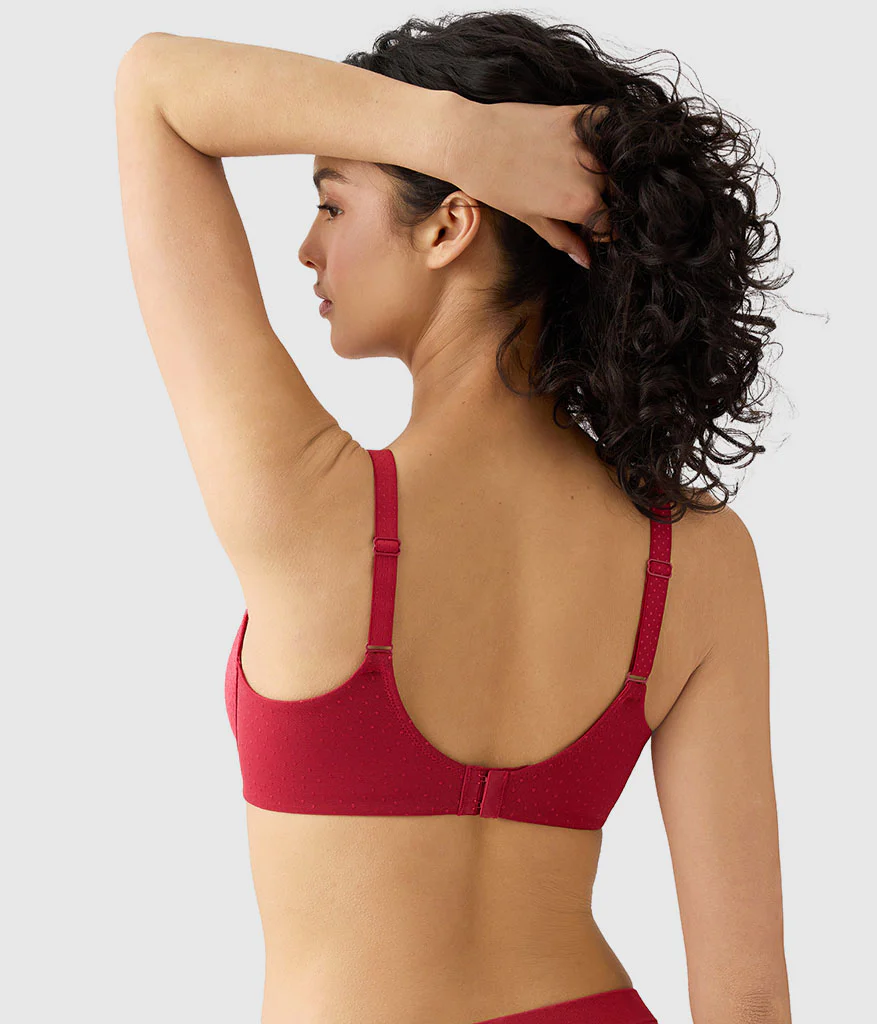 Back Appeal® Underwire Bra: Regina Red - Image 3
