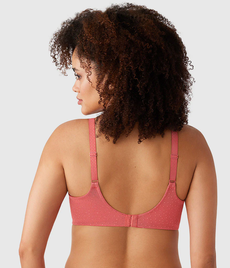 Back AppealĀ® Wire Free Bra: Mineral Red - Image 3