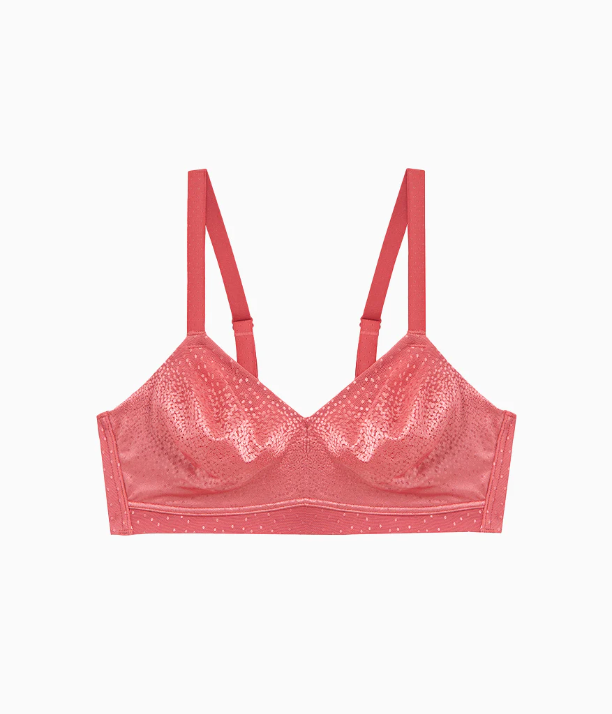 Back AppealĀ® Wire Free Bra: Mineral Red - Image 6