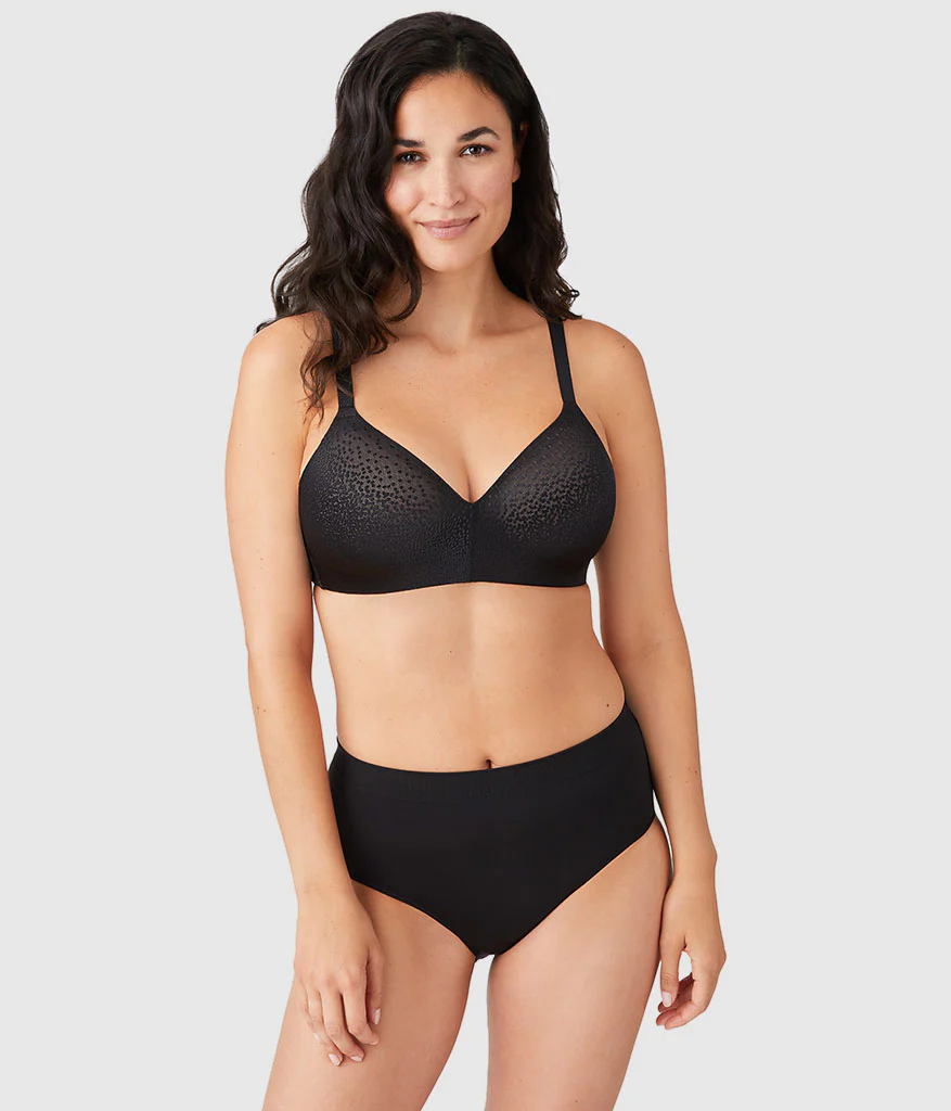 Back Appeal® Wire Free T-Shirt Bra: Black - Image 4