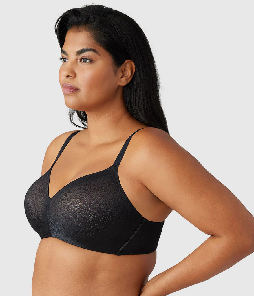 Back Appeal® Wire Free T-Shirt Bra: Black - Image 7