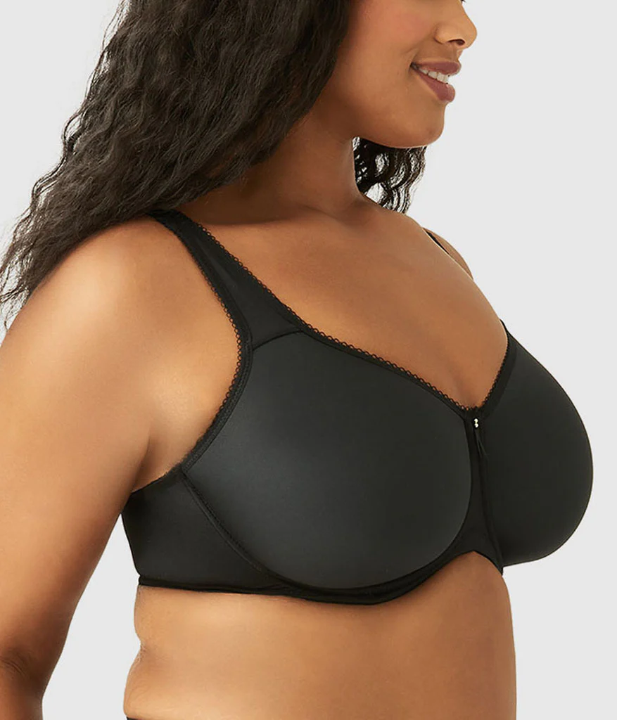 Basic Beauty Spacer Underwire T-Shirt Bra: Black - Image 5