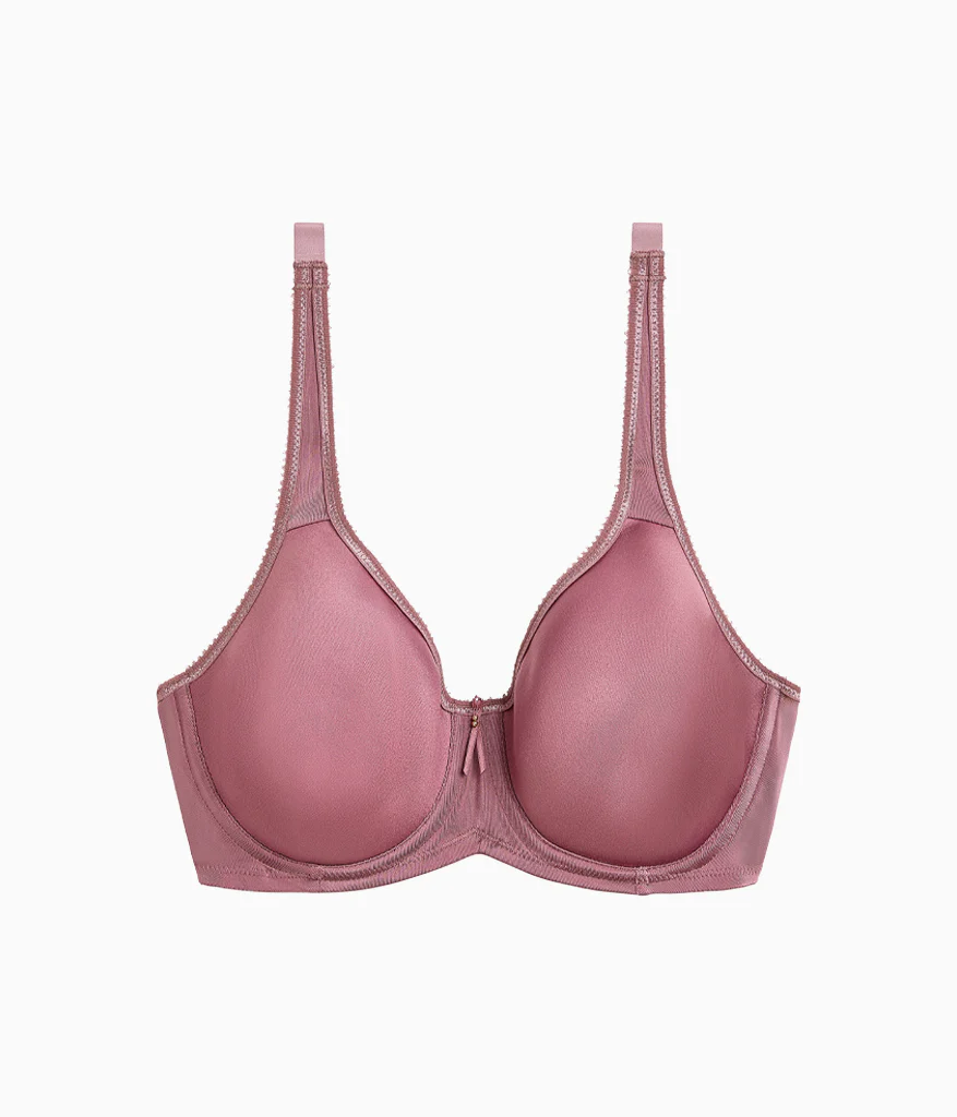 Basic Beauty Spacer Underwire T-Shirt Bra: Rose Brown - Image 5