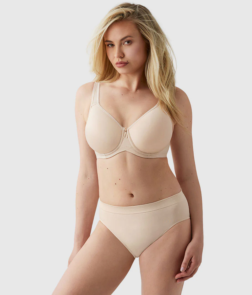 Basic Beauty Spacer Underwire T-Shirt Bra: Sand - Image 4