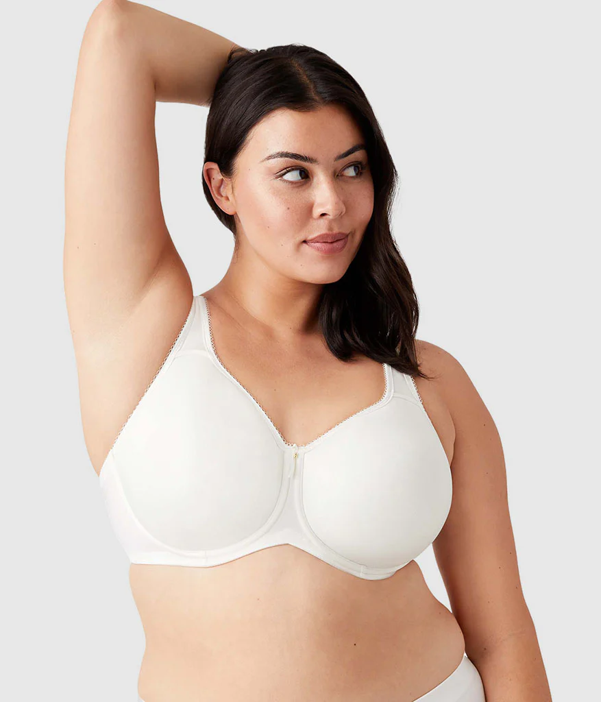 Basic Beauty Spacer Underwire T-Shirt Bra: White - Image 6