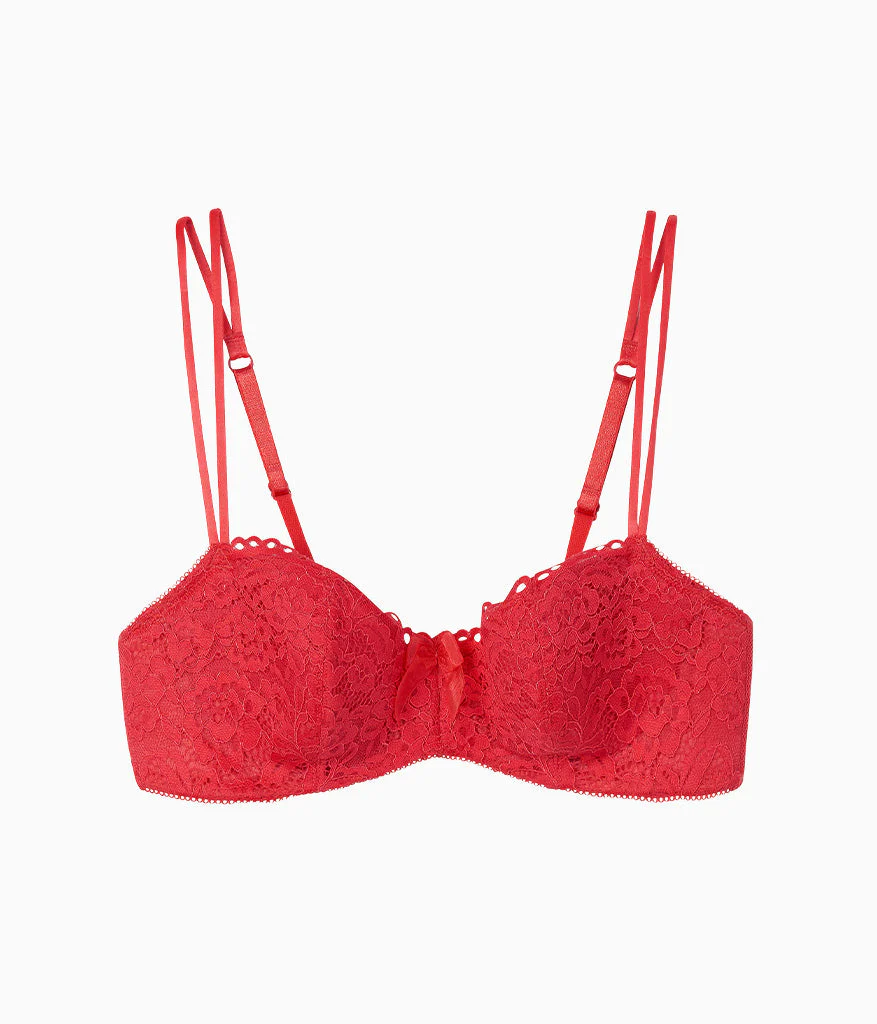 Ciao Bella Balconette Bra: Watermelon - Image 5
