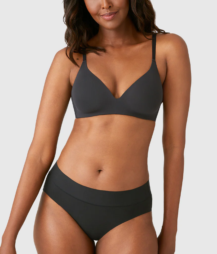Comfort First Wire Free T-Shirt Bra: Black - Image 4