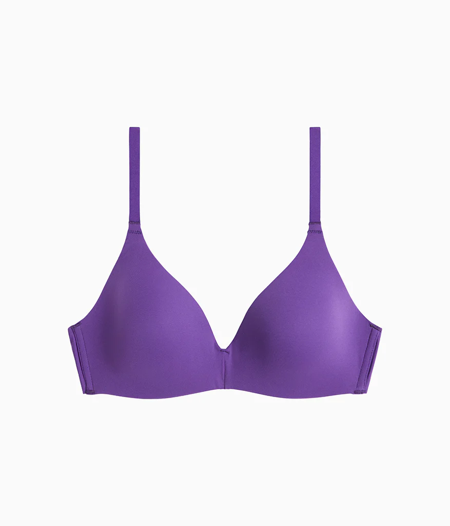 Comfort First Wire Free T-Shirt Bra: Purple Indigo - Image 4