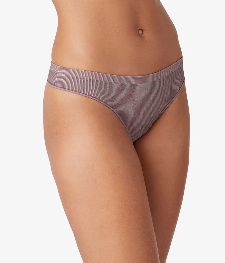Comfort Intended Rib Thong: Peppercorn - Image 2