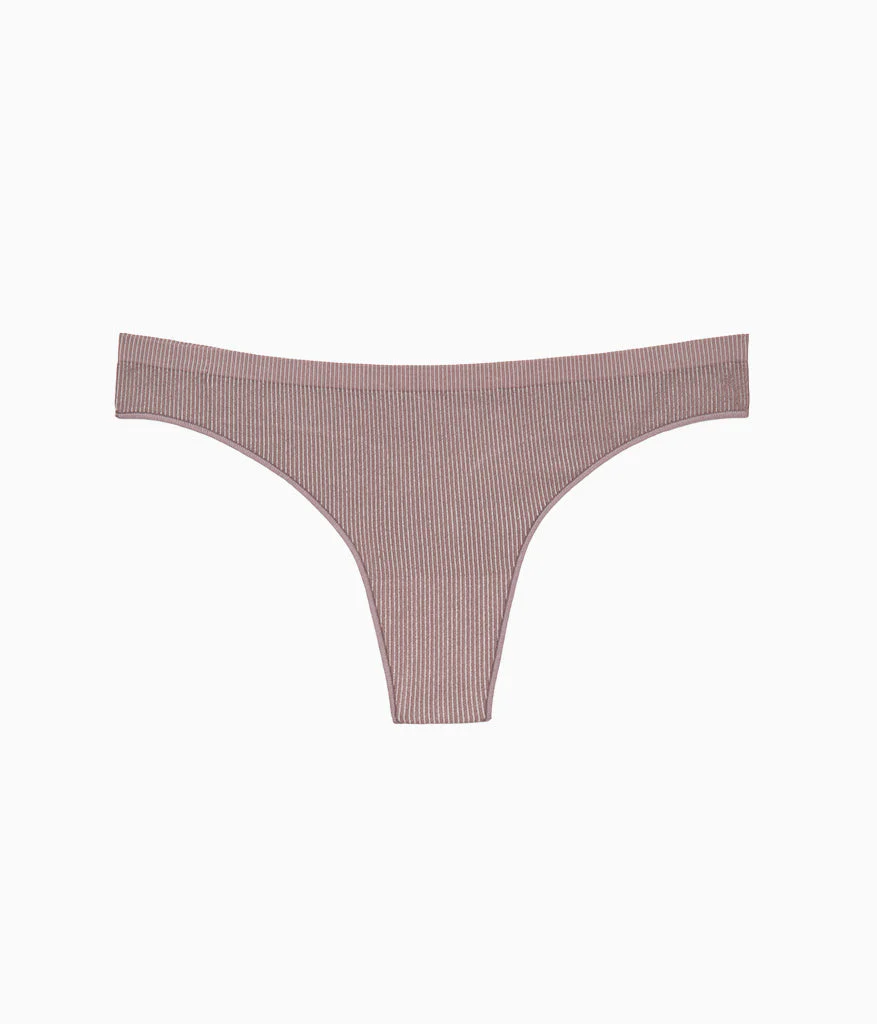 Comfort Intended Rib Thong: Peppercorn - Image 3