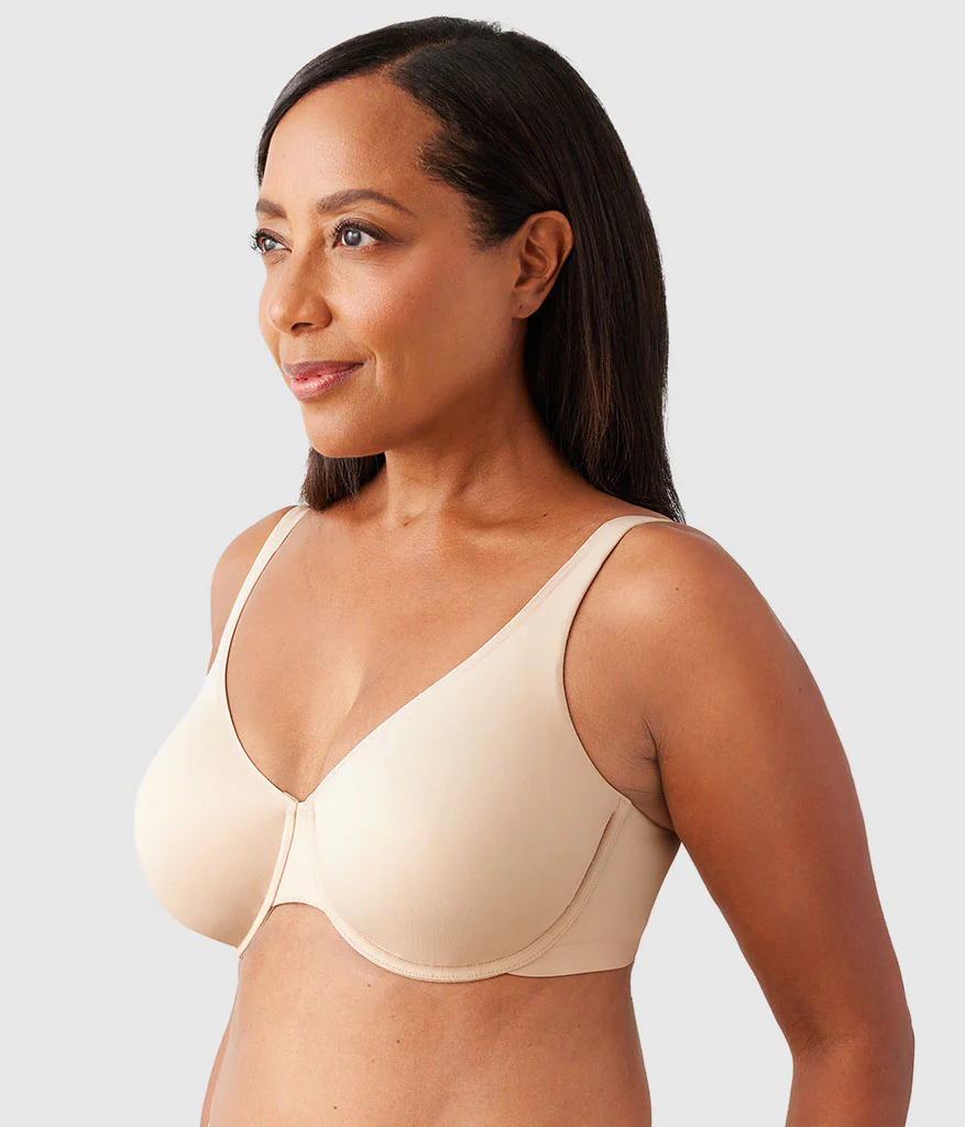 Comfortable Cool Underwire Bra: Sand - Image 3