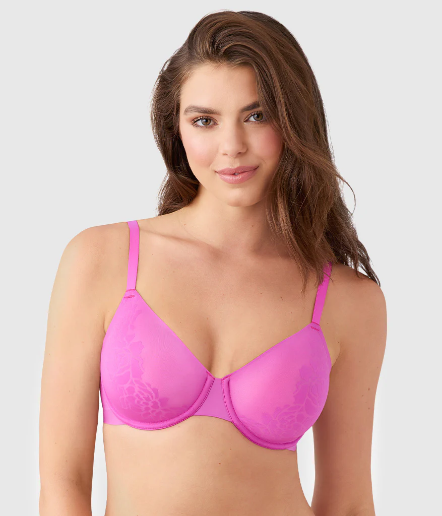 Confidence Boost™ Underwire Bra: Wild Azalea