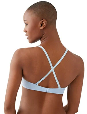 Cotton To A Tee Plunge T-Shirt Bra: Dream Blue - Image 4