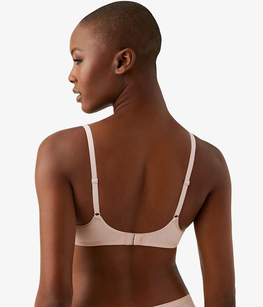 Cotton To A Tee Scoop Underwire Bra: Rose Smoke - Image 3