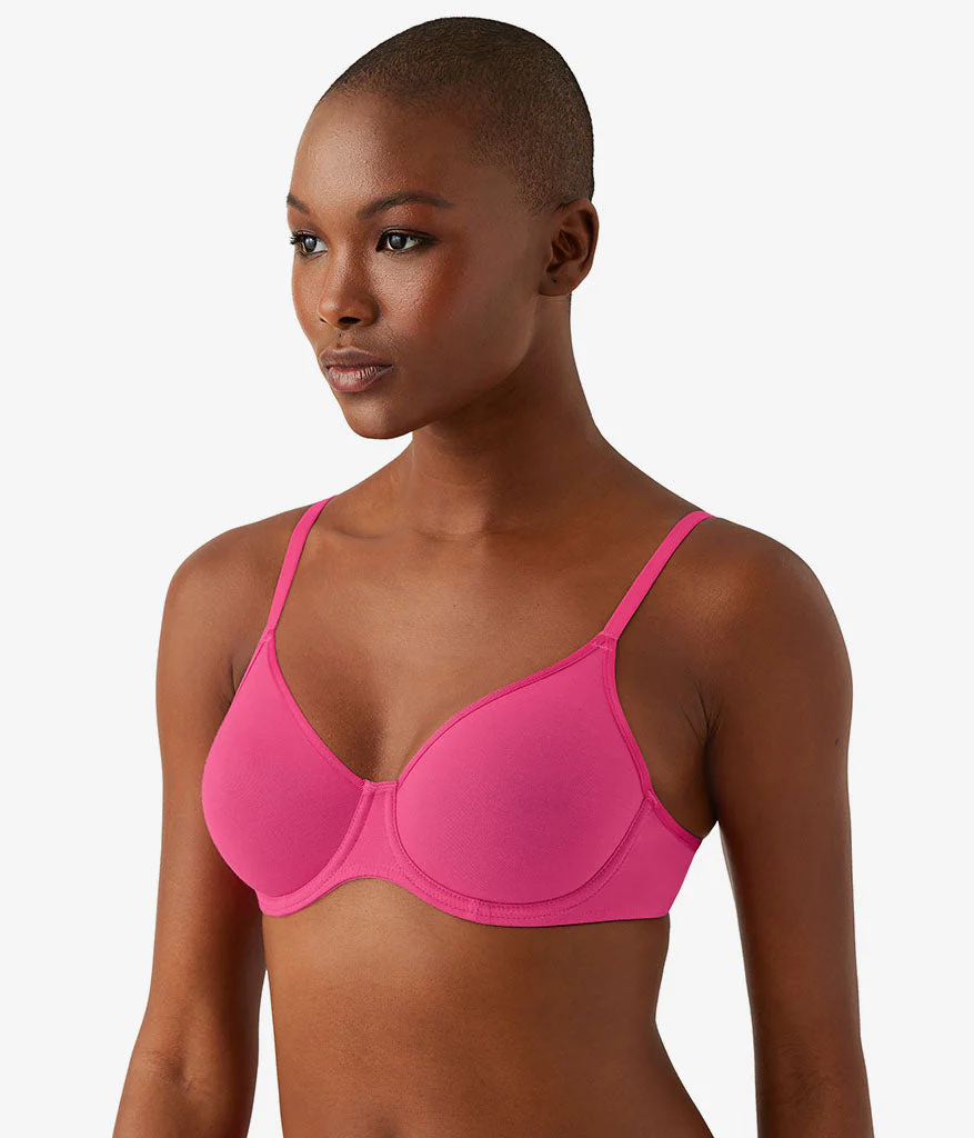 Cotton To A Tee Underwire Bra: Raspberry Sorbet - Image 2