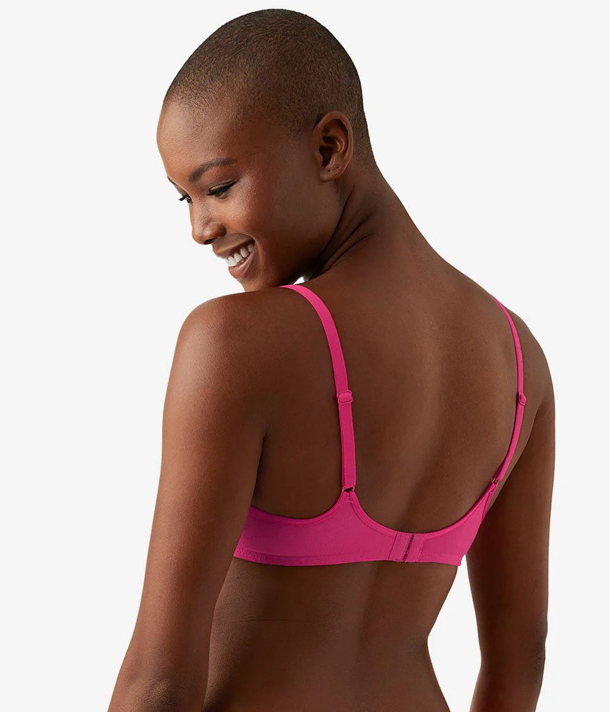 Cotton To A Tee Underwire Bra: Raspberry Sorbet - Image 3