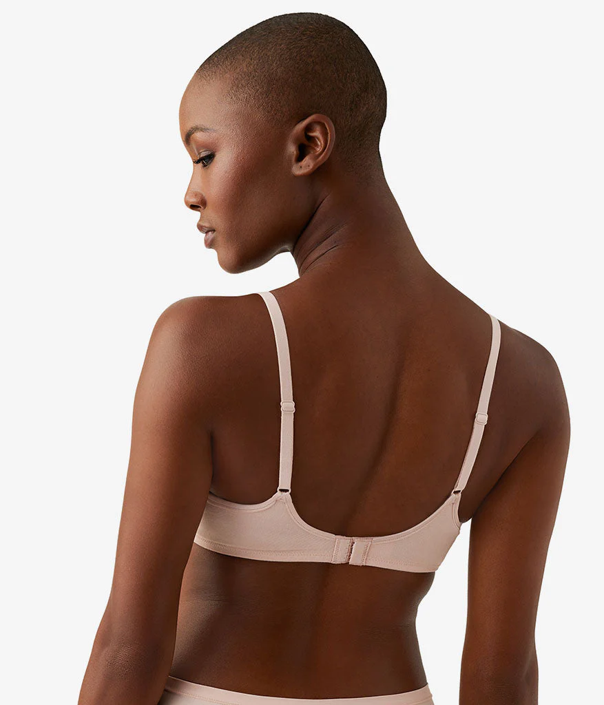 Cotton To A Tee Underwire Bra: Rose Smoke - Image 3