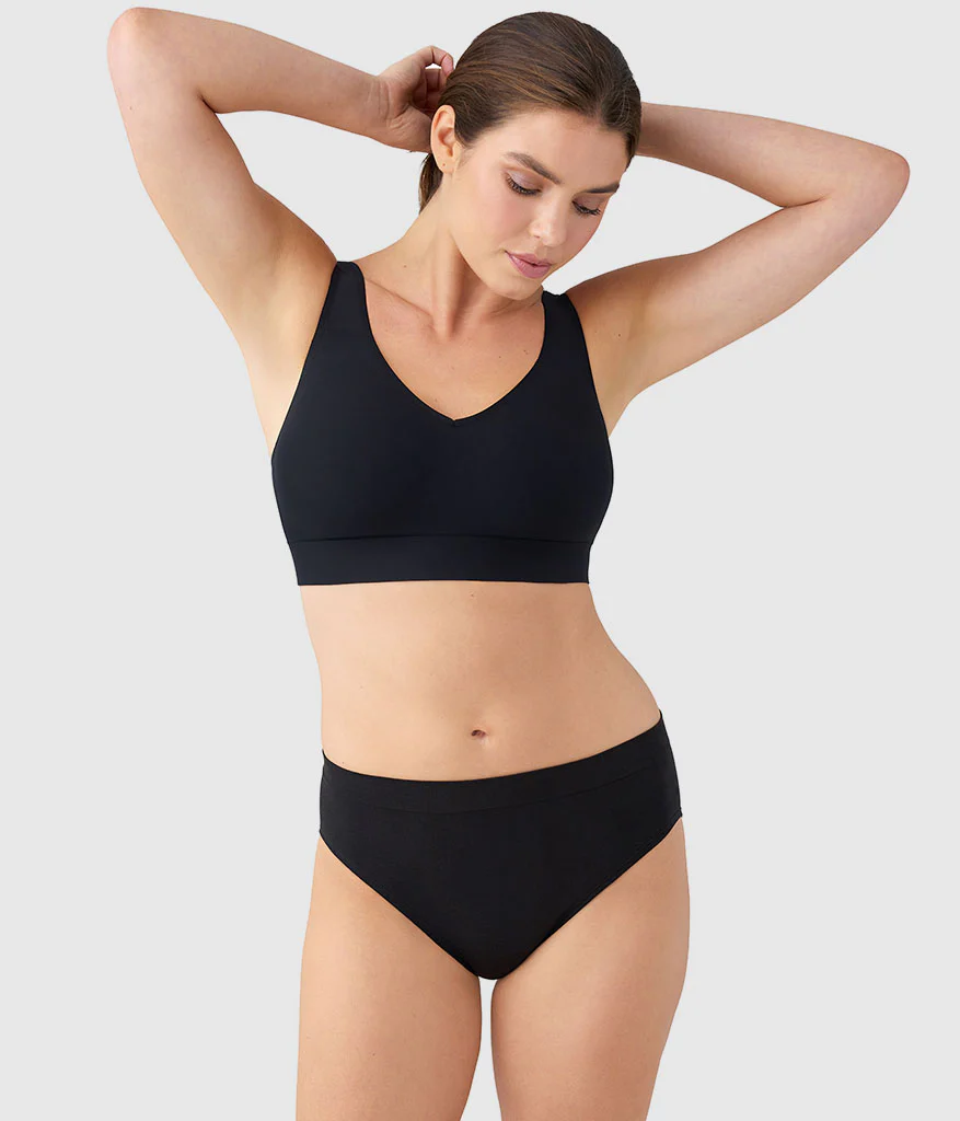 Easy Like Sunday™ Wire Free Bra: Black - Image 4
