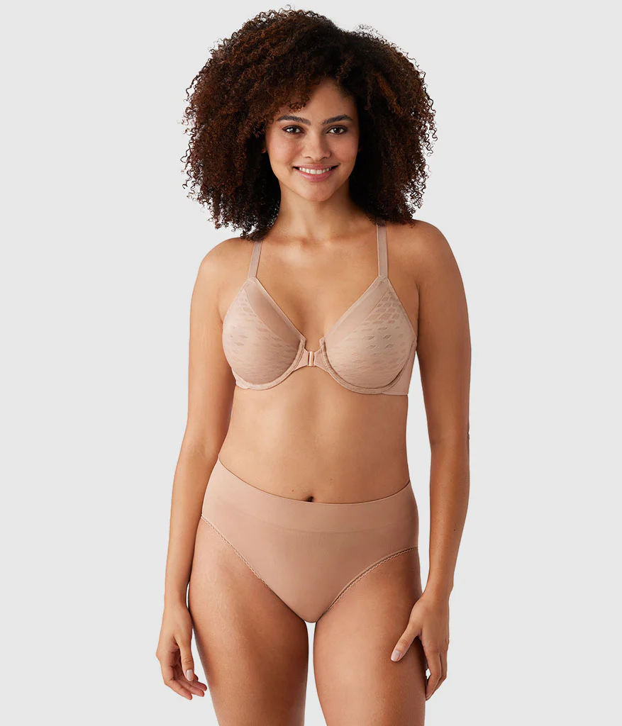 Elevated Allure Front Close Underwire Bra: Roebuck - Image 4
