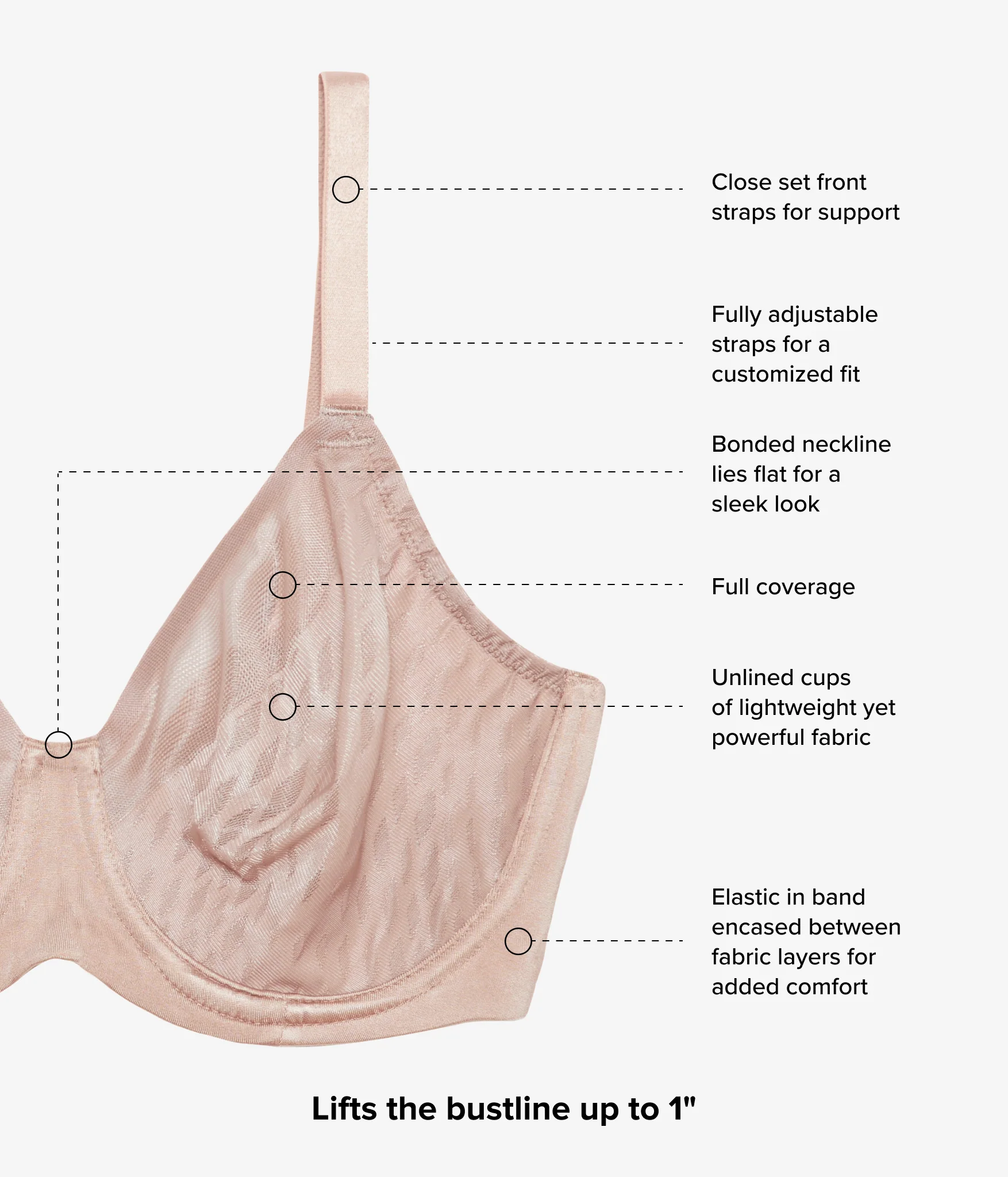 Elevated Allure Underwire Bra: Roebuck - Image 5