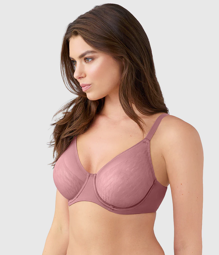 Elevated Allure Underwire Bra: Rose Brown - Image 2