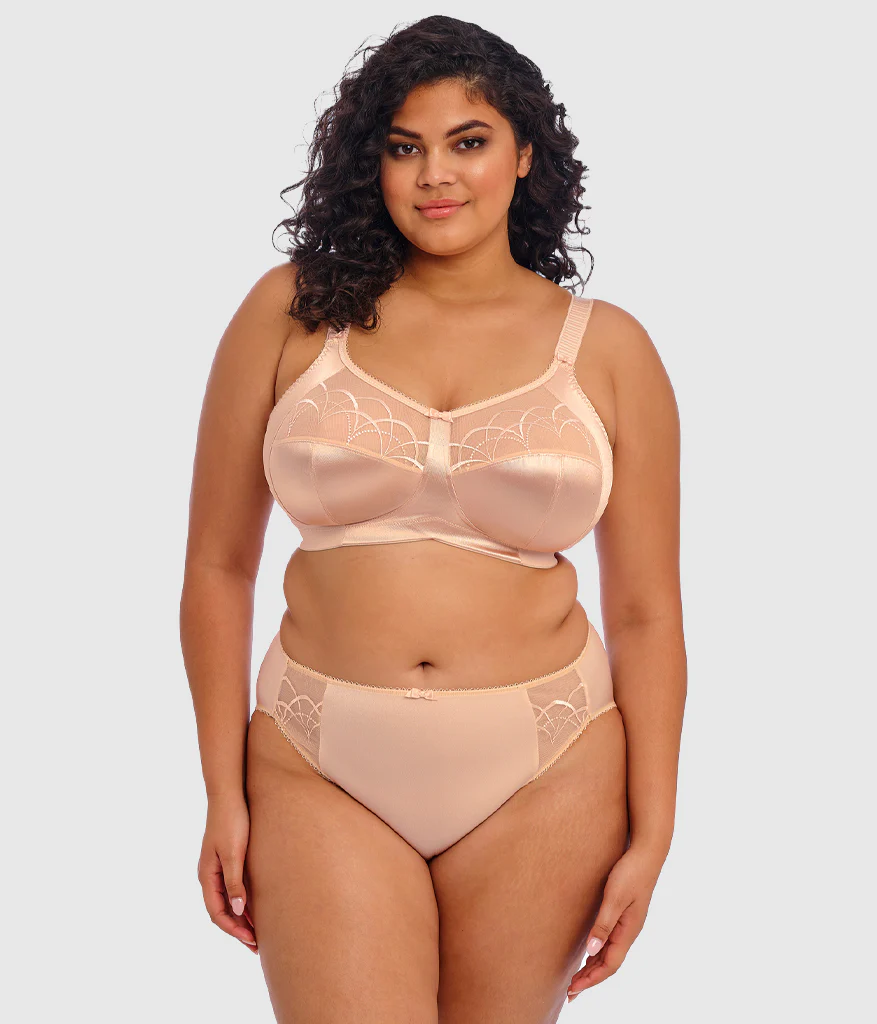 Cate Wire Free Bra: Latte - Image 3