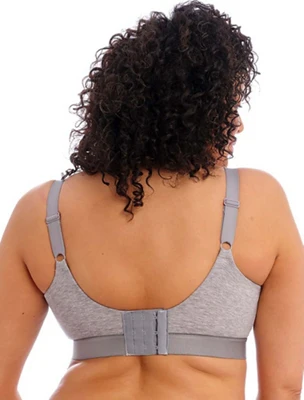 Downtime Wire Free Bralette: Grey Marl - Image 5