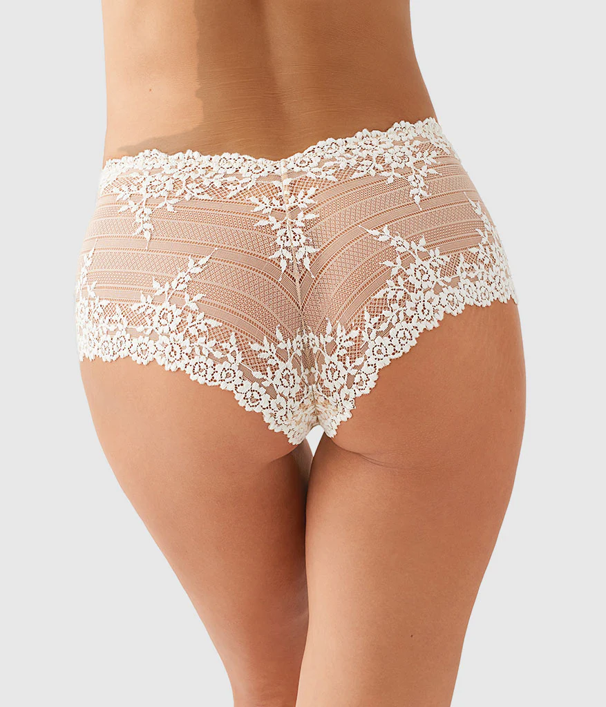 Embrace LaceĀ® Boyshort: Sand/Ivory - Image 3