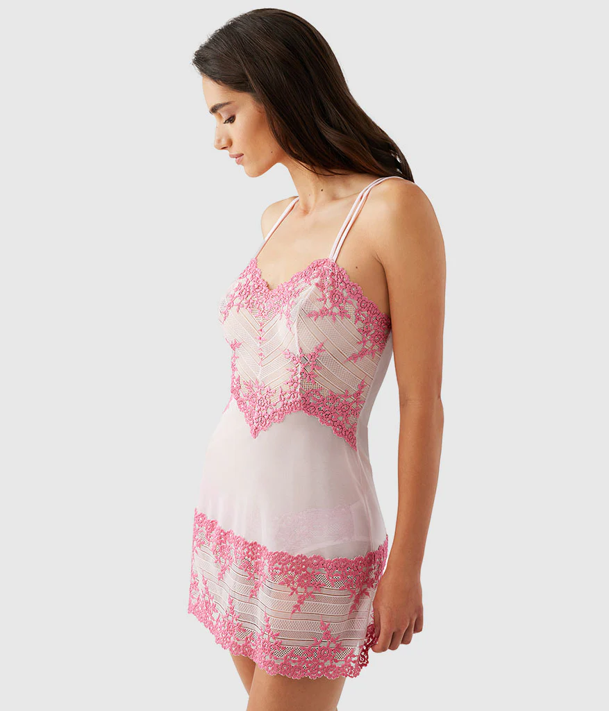 Embrace Lace® Chemise: Ballet Slipper/Chateau Rose - Image 2