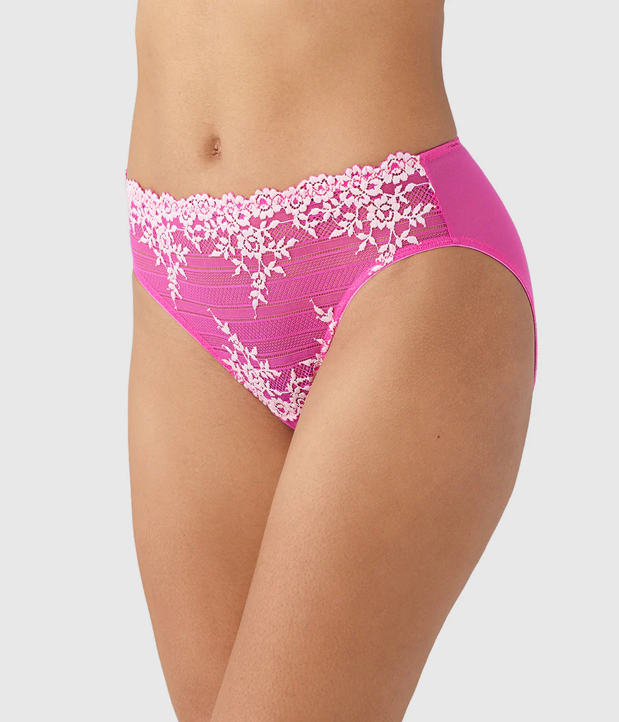 Embrace Lace® Hi-Cut: Wild Azalea/Cradle Pink - Image 2