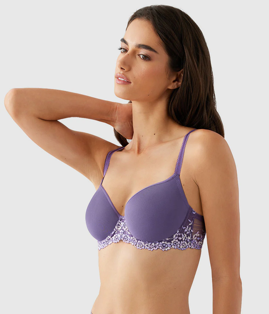 Embrace Lace® T-Shirt Bra: Grape Compote Multi - Image 3